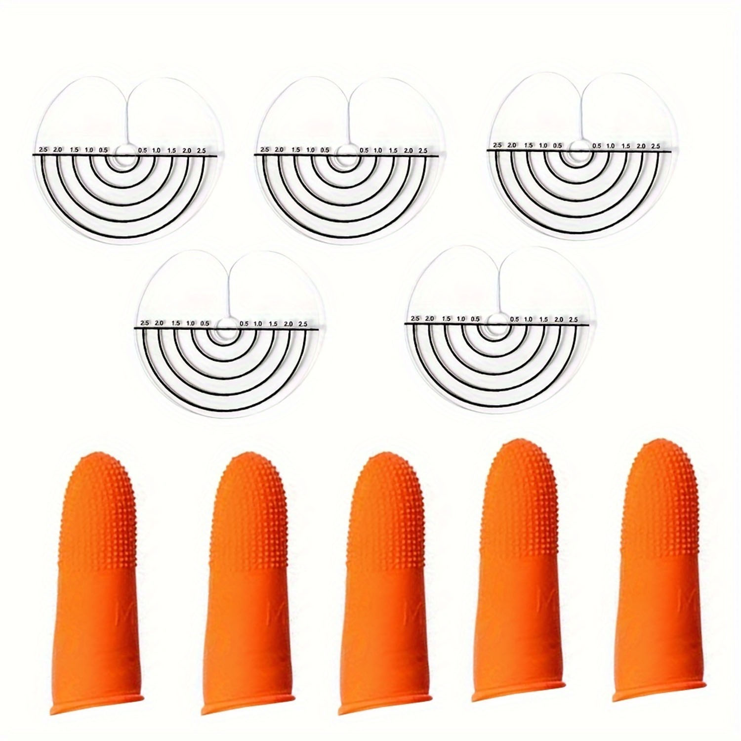 5pcs Circular Hair Extensions  - огляд і ціна Latex Disposable Glove