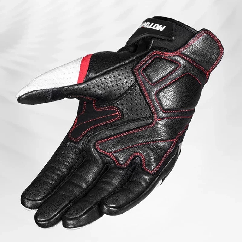 Genuine Leather Motorcycle Glo - огляд і ціна Motorcycle Glove Knuckle